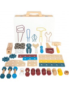 Otroški leseni kovček z orodjem »Delavnica« Otroški leseni kovček z orodjem »Delavnica«