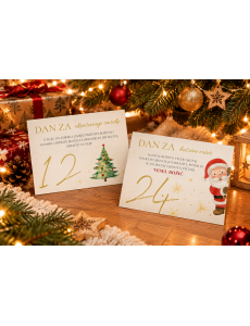 Adventne kartice za tiskanje – 24 dni božične magije Adventne kartice za tiskanje – 24 dni božične magije