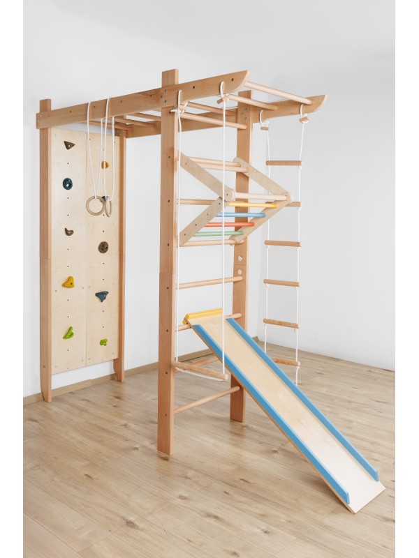 Leseni letvenik z dodatki – vaš družinski športni kotiček Leseni letvenik z dodatki – vaš družinski športni kotiček